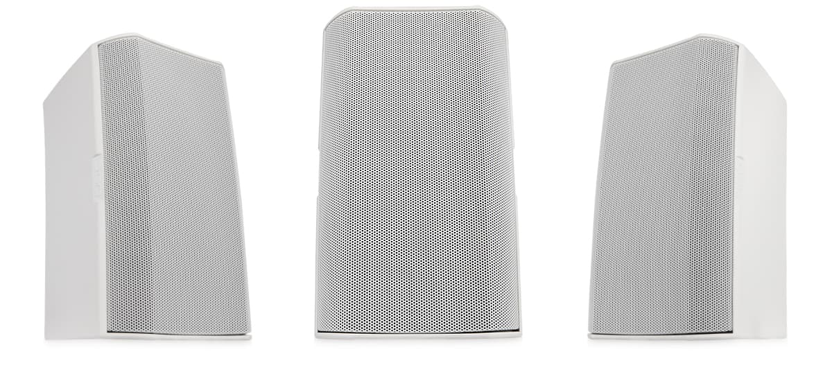 Qsc ad-S4t-Wh bocinas para intemperie de 4 pulgadas de 50w